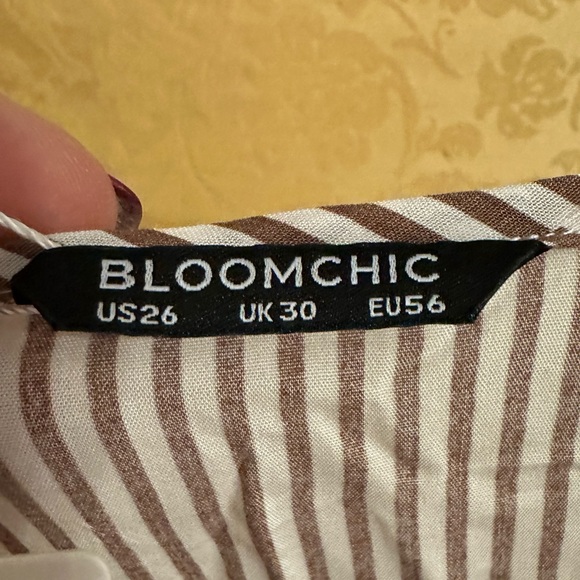 Bloomchic Striped Top with Ruffle Details - Picture 4 of 8